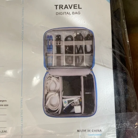 🌺 Electronic travel bag storage. New never out of wrapping. Black Available - Picture 2 of 7